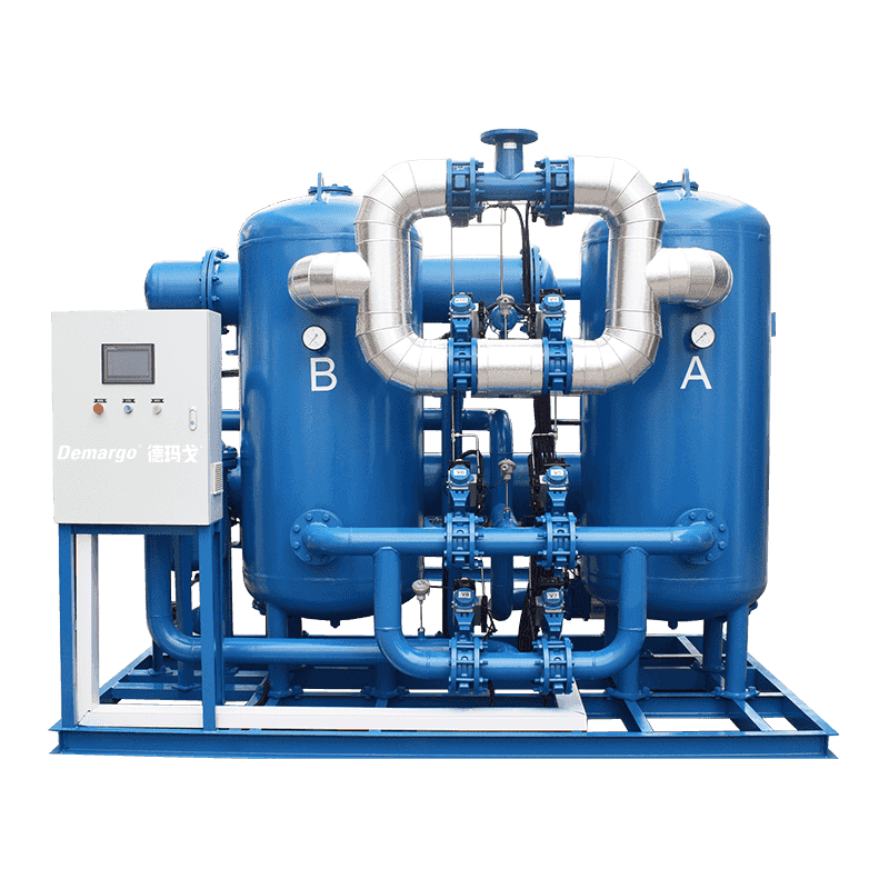 Komprimering varme nul gasforbrug adsorption tørretumbler